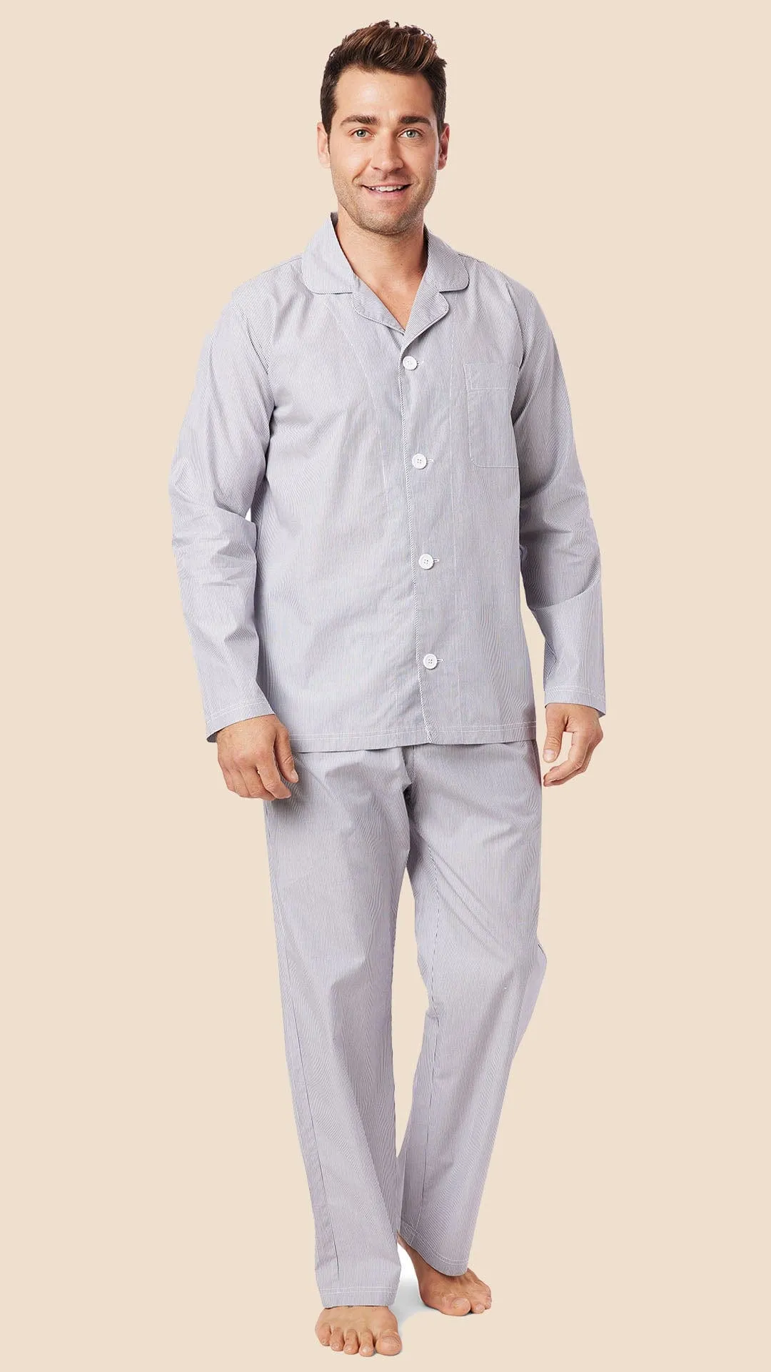West Side Men's Luxe Pima Pajama sold by the cat's pajamas