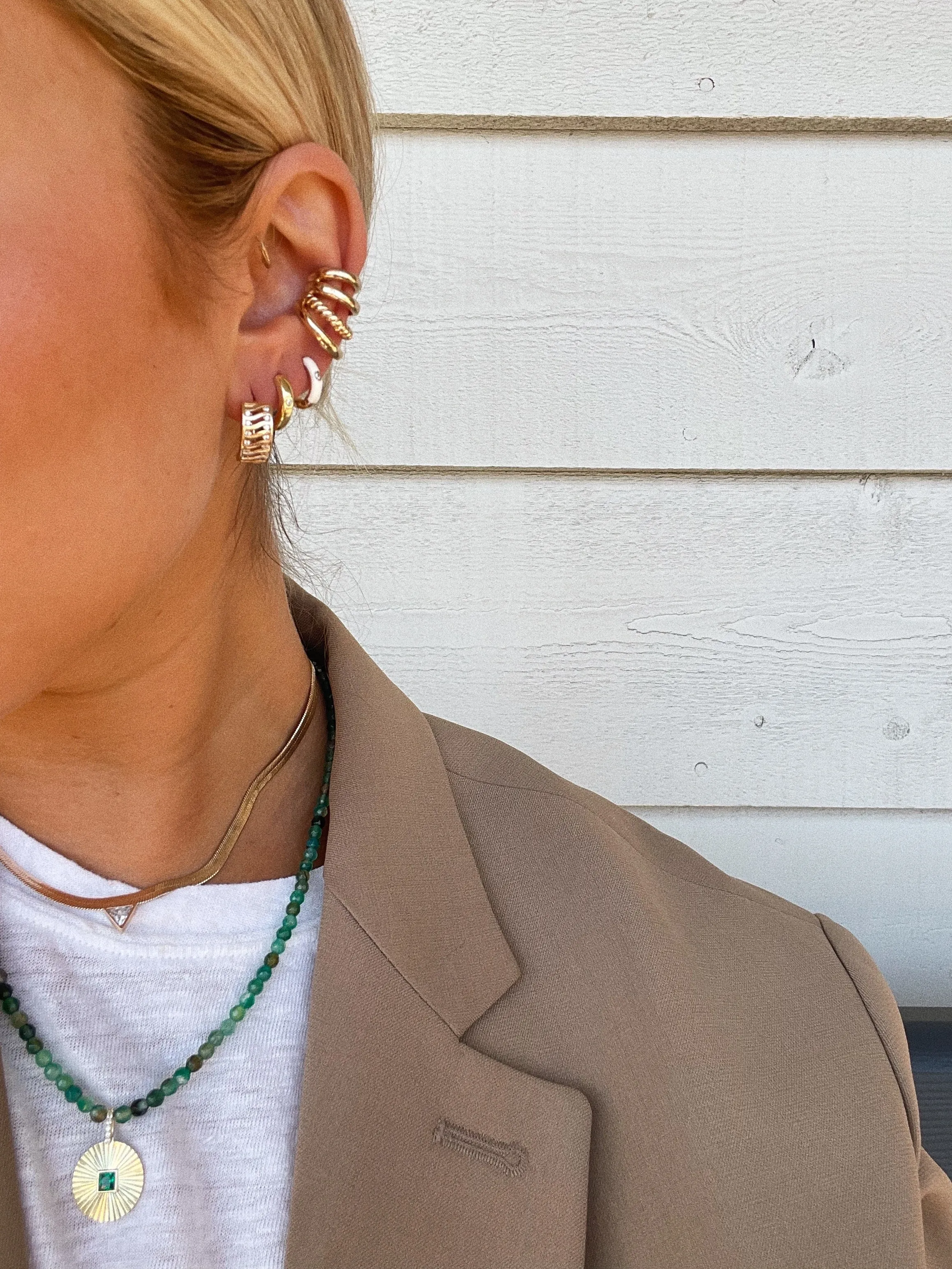 Blanc Hoops sold by Jordan Road Jewelry product image thumbnail 2