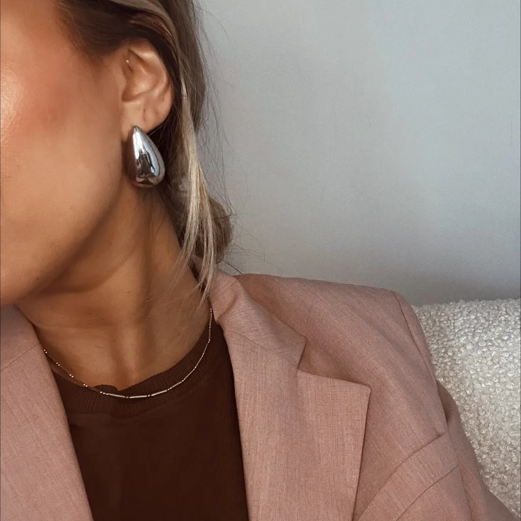 The Drop Earrings Silver sold by Jordan Road Jewelry product image thumbnail 2