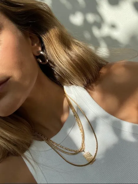 Small Cloud Hoops sold by Jordan Road Jewelry product image thumbnail 2