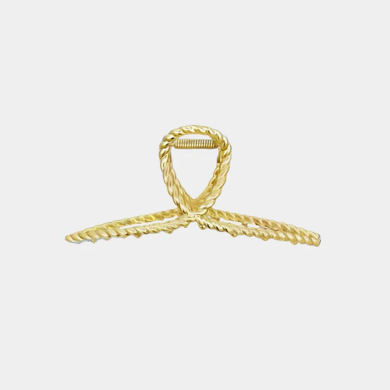 Large Hair Clip Gold sold by Jordan Road Jewelry