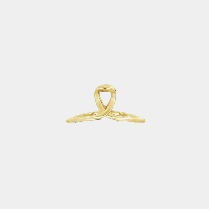 Small Hair Clip Gold sold by Jordan Road Jewelry