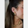Hunter Reversible Hoops sold by Jordan Road Jewelry