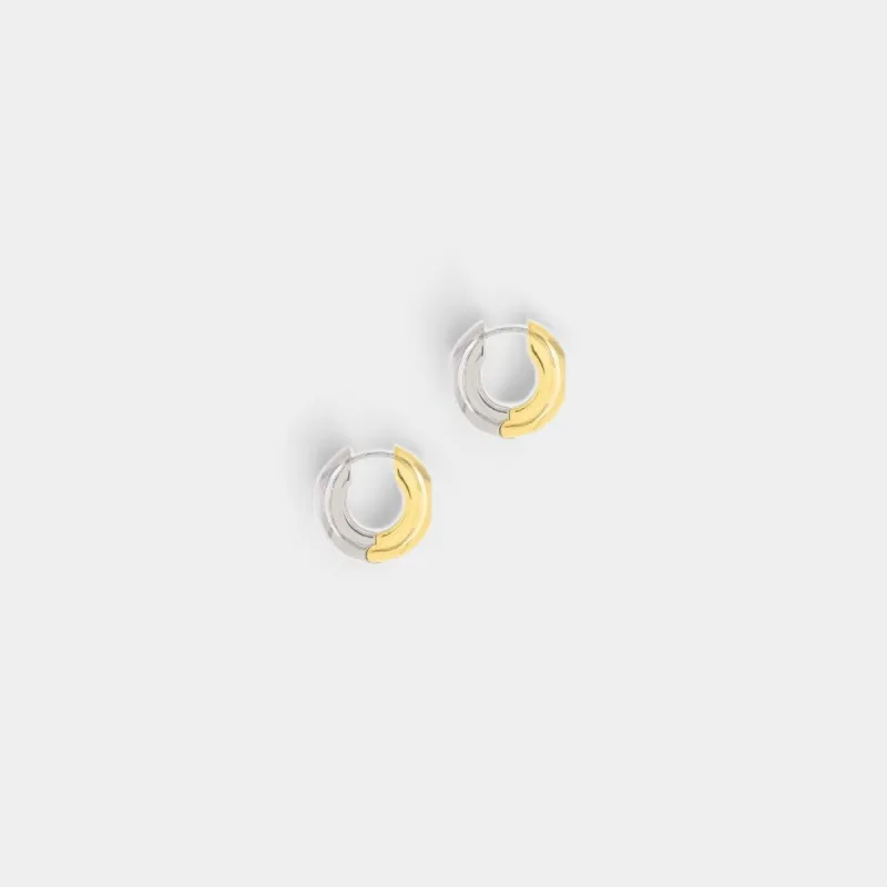 Hunter Reversible Hoops sold by Jordan Road Jewelry