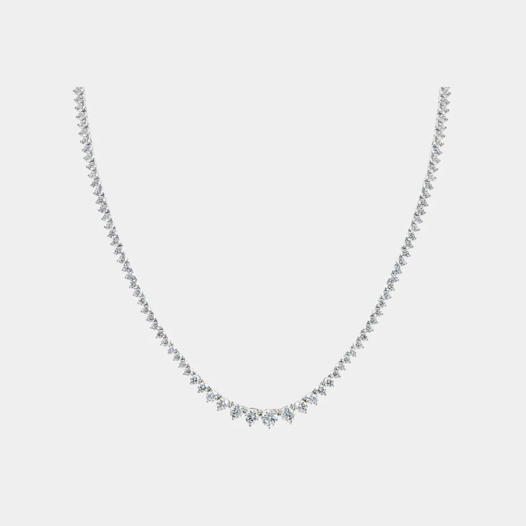 Pre-Order Graduated Tennis Necklace sold by Jordan Road Jewelry product image thumbnail 3