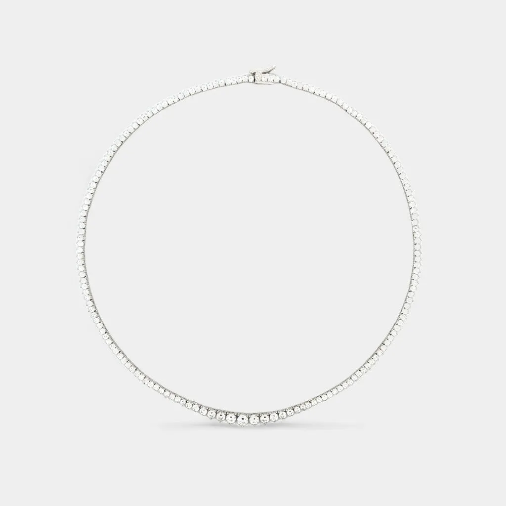 Pre-Order Graduated Tennis Necklace sold by Jordan Road Jewelry
