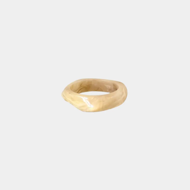 Como Cream Bangle made by Jordan Road Jewelry