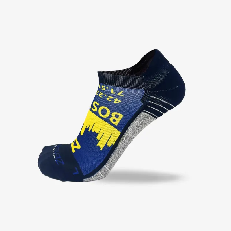 Boston Skyline Timeless Running Socks (No Show) sold by Zensah