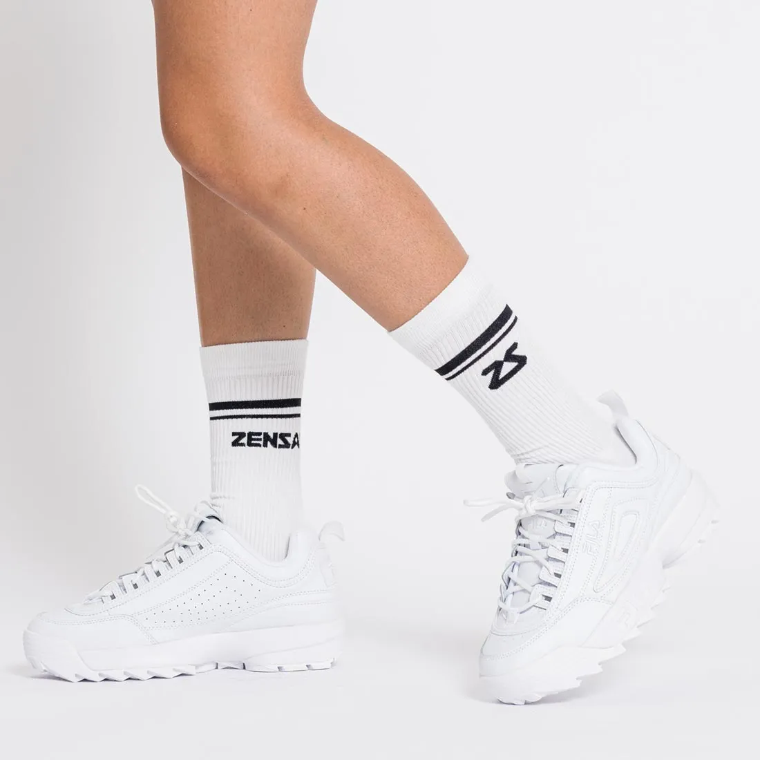 ZS Retro Stripe Socks (Crew) sold by Zensah