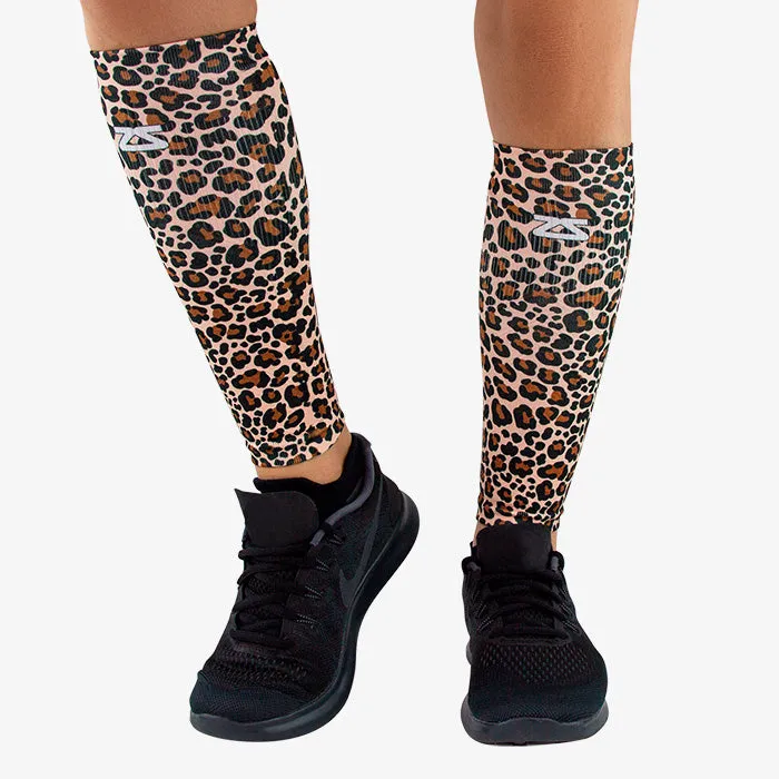 Leopard Compression Leg Sleeves sold by Zensah product image thumbnail 3