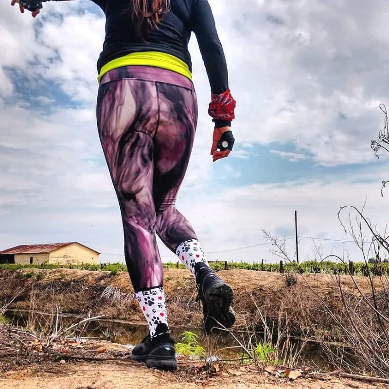 Paw Prints Socks (Mini-Crew) sold by Zensah