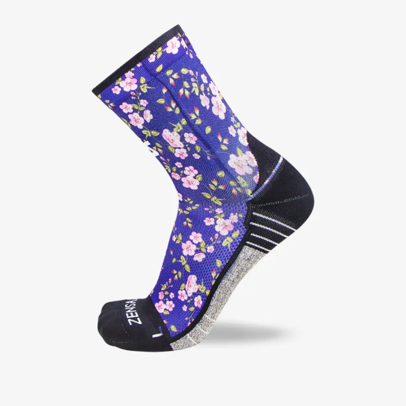 Cherry Blossoms Socks (Mini-Crew) sold by Zensah