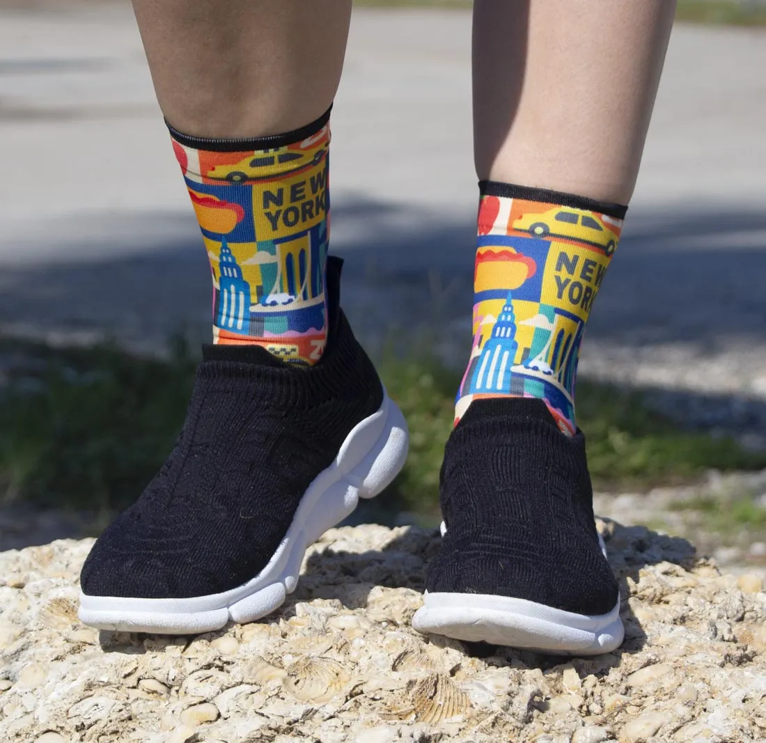 New York Blocks Socks (Mini-Crew) sold by Zensah product image thumbnail 3