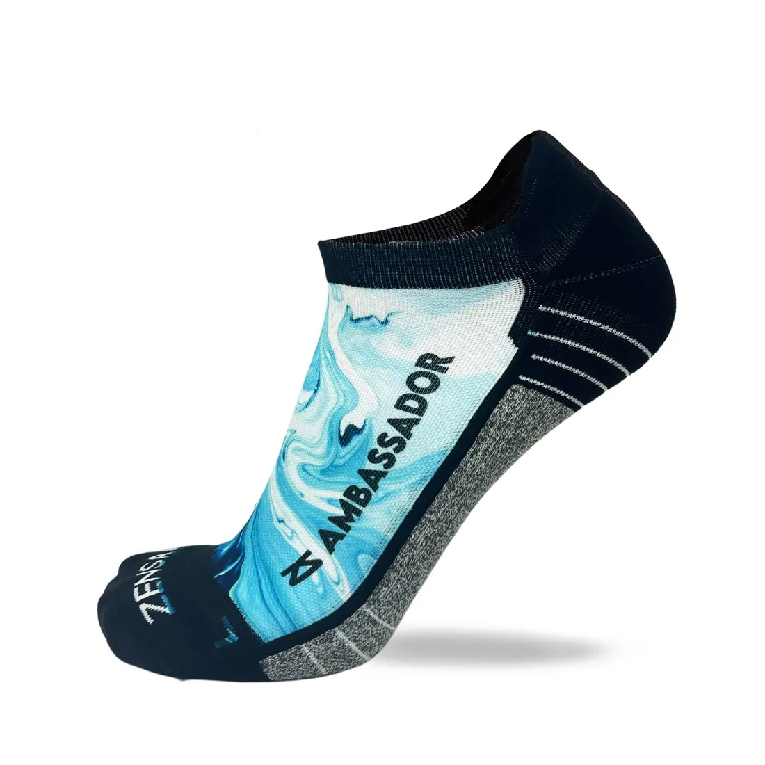 2023 ZS Ambassador Running Socks (No Show) sold by Zensah product image thumbnail 3