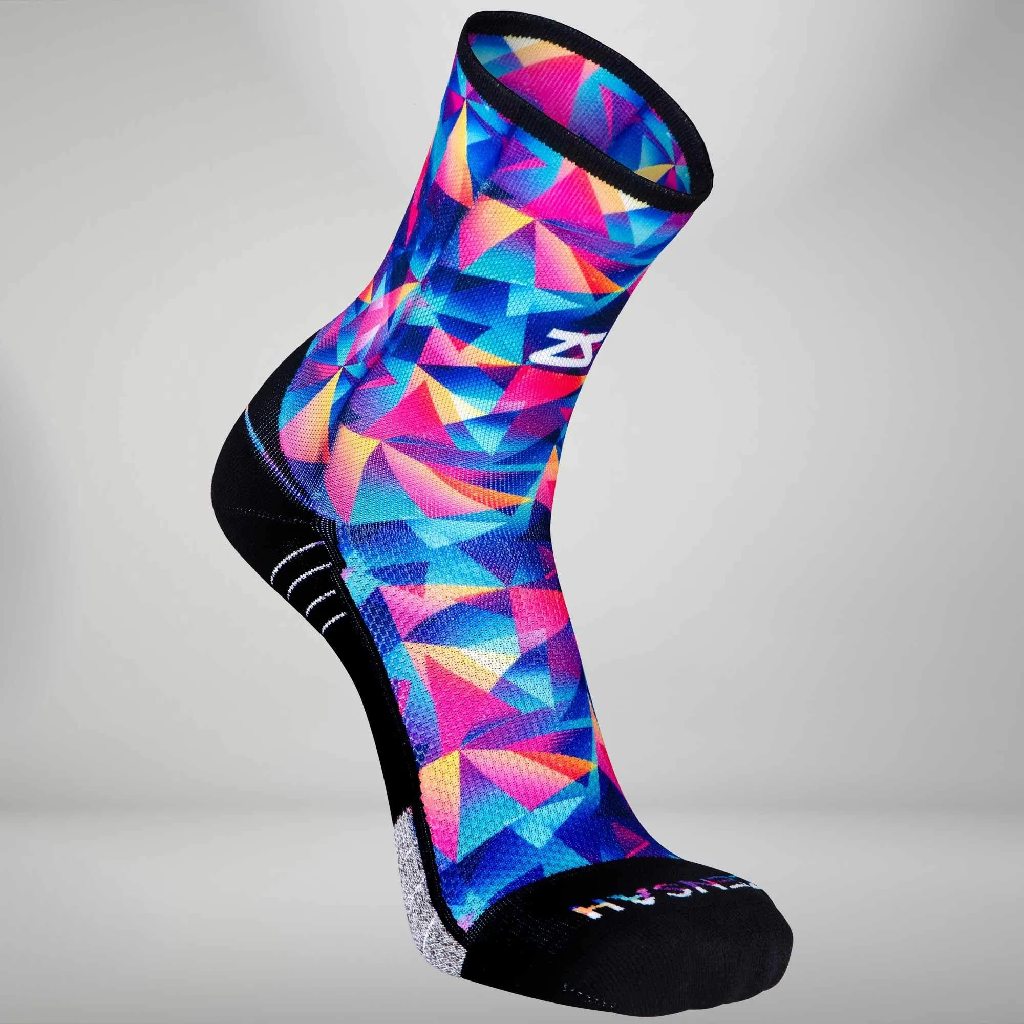 Retro Triangles Socks (Mini Crew) sold by Zensah product image thumbnail 3
