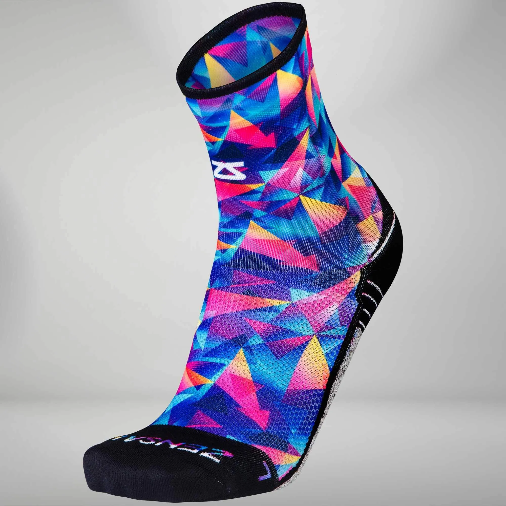 Retro Triangles Socks (Mini Crew) sold by Zensah product image thumbnail 2