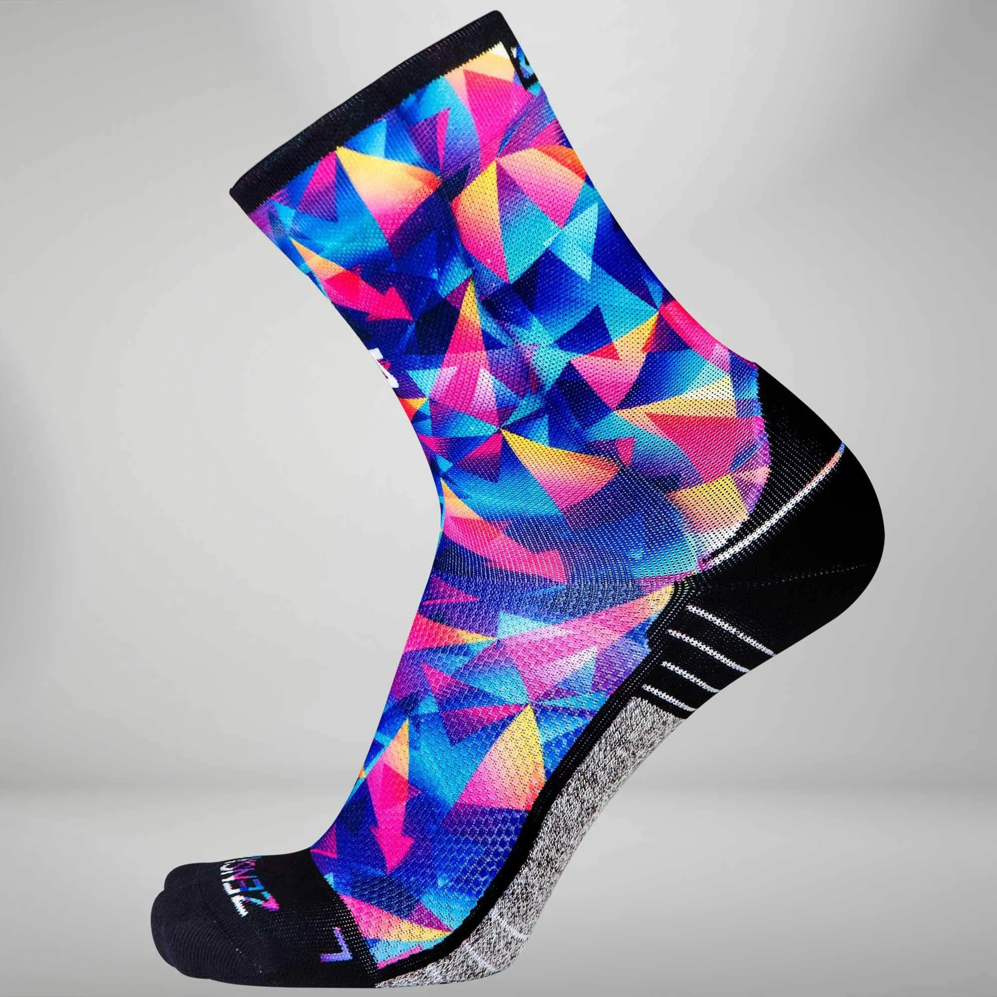 Retro Triangles Socks (Mini Crew) sold by Zensah
