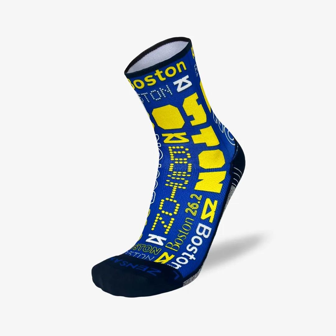 Boston Blue and Yellow Socks (Mini-Crew) sold by Zensah product image thumbnail 2