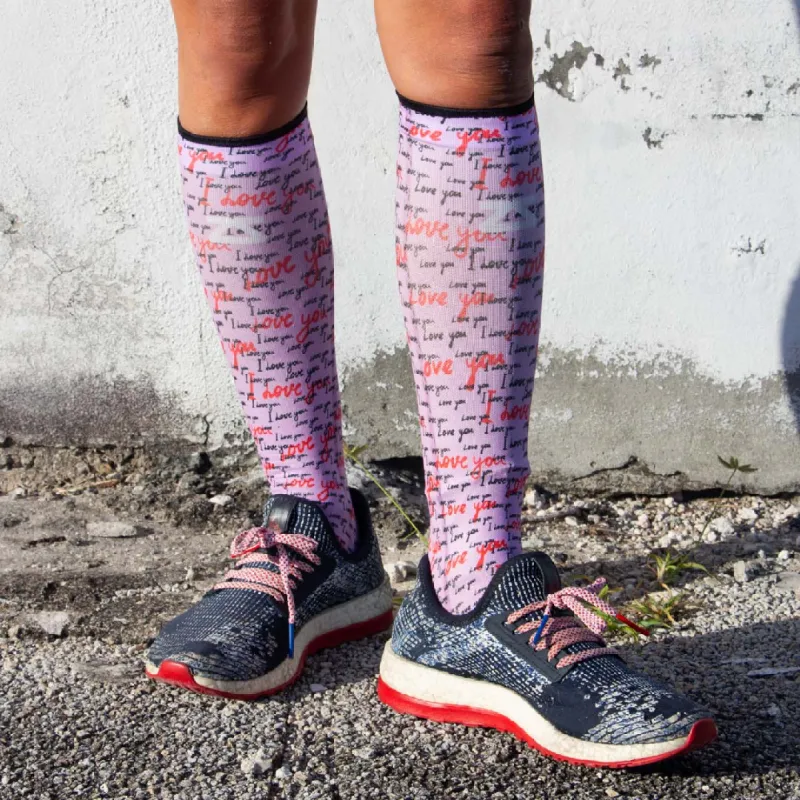 Love You Compression Socks (Knee-High) sold by Zensah