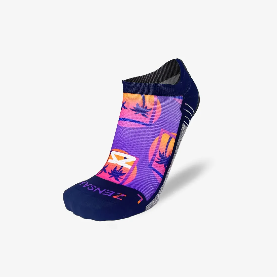Retro Palms Running Socks (No Show) sold by Zensah product image thumbnail 2