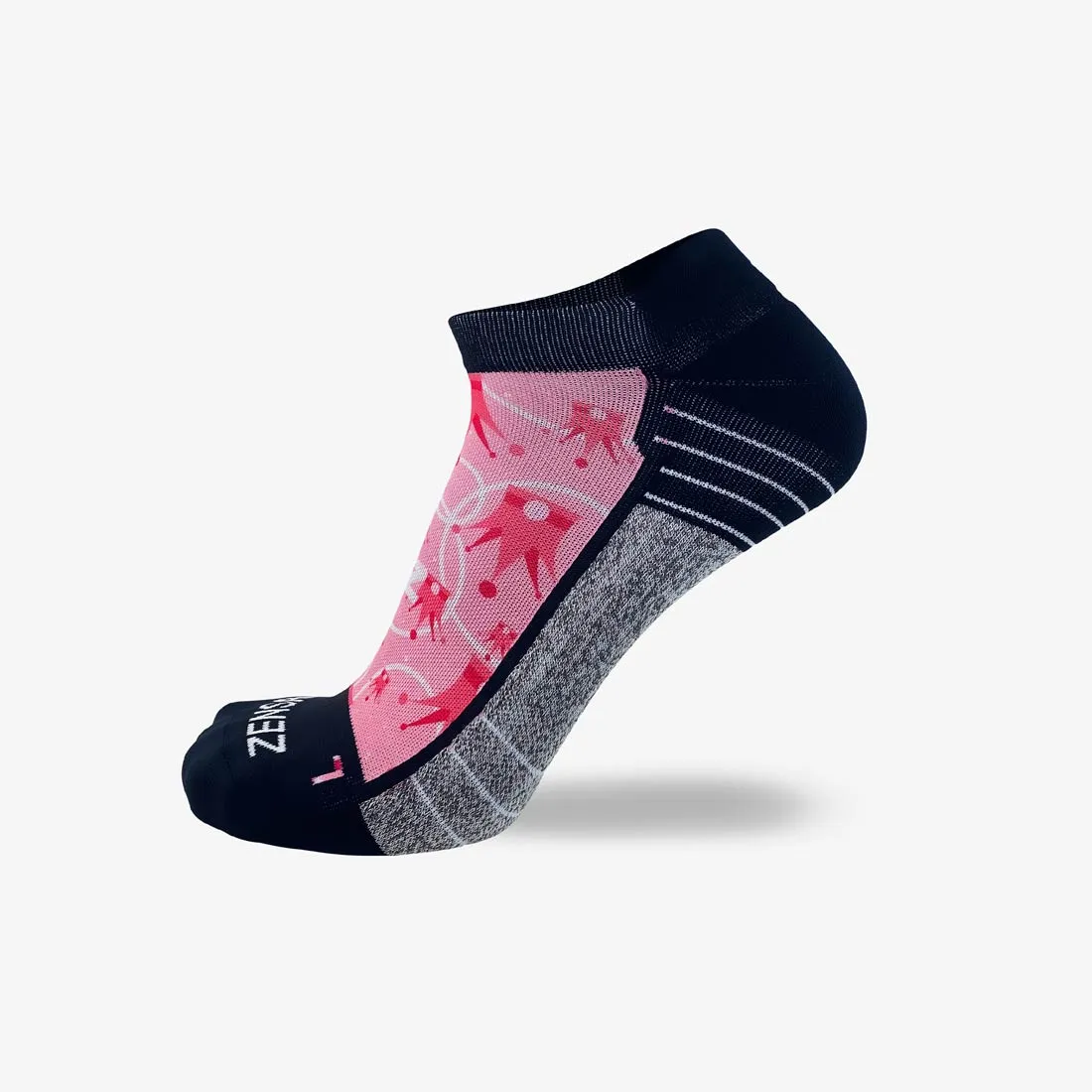 Princess Crowns Running Socks (No Show) sold by Zensah