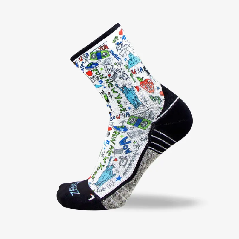 New York Doodle Socks (Mini Crew) sold by Zensah