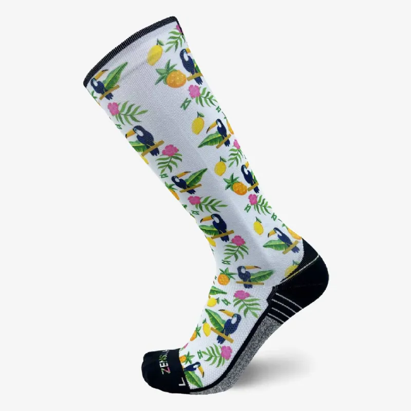 Toucans Compression Socks (Knee-High) sold by Zensah