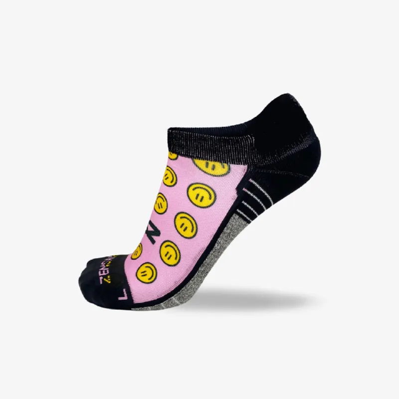 Smiley Faces Running Socks (No Show) sold by Zensah