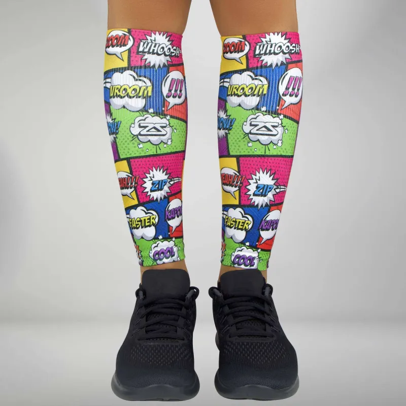 Pop Art Compression Leg Sleeves sold by Zensah