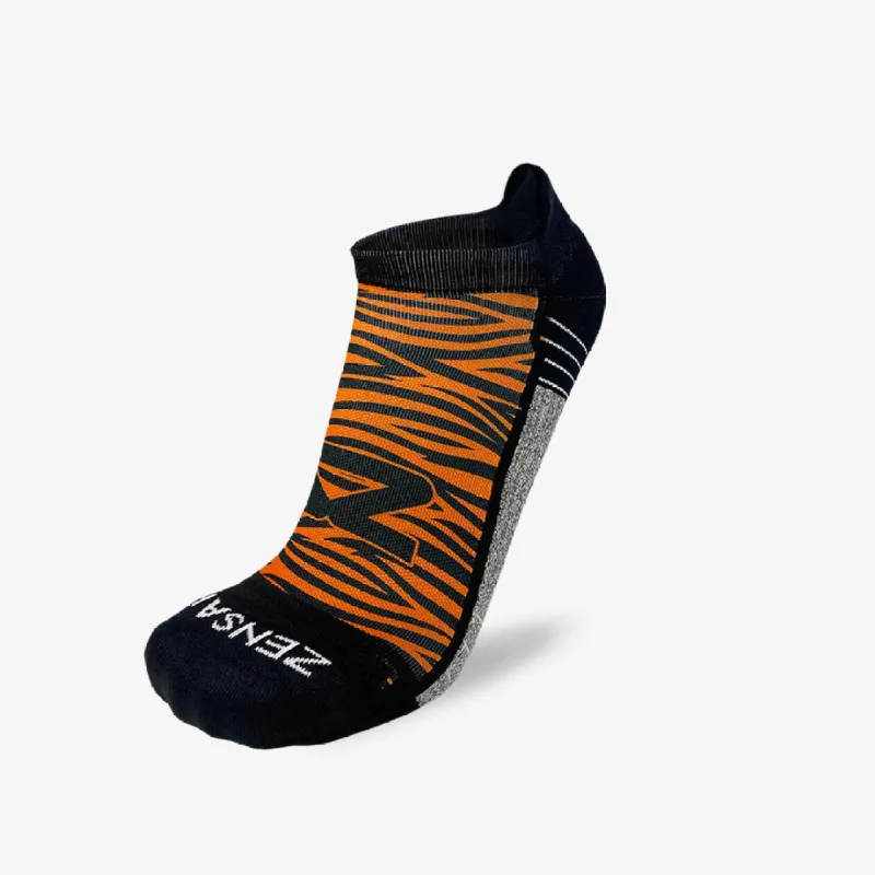 Tiger Print Running Socks (No Show) sold by Zensah
