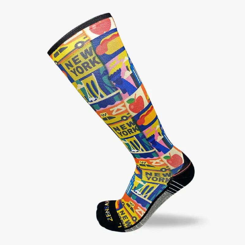 New York Blocks Compression Socks (Knee-High) sold by Zensah