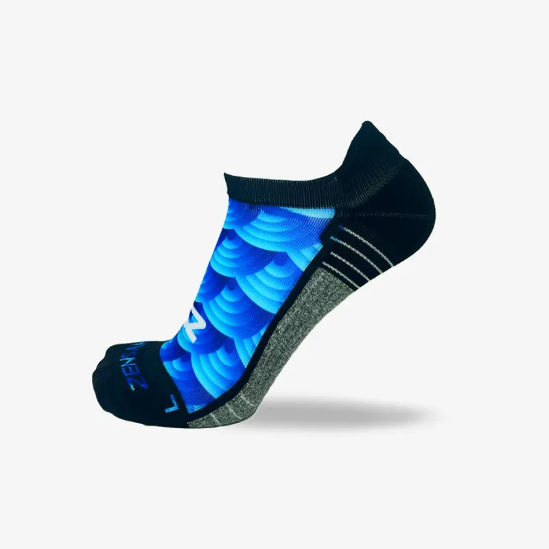 Abstract Wavebows Running Socks (No Show) sold by Zensah