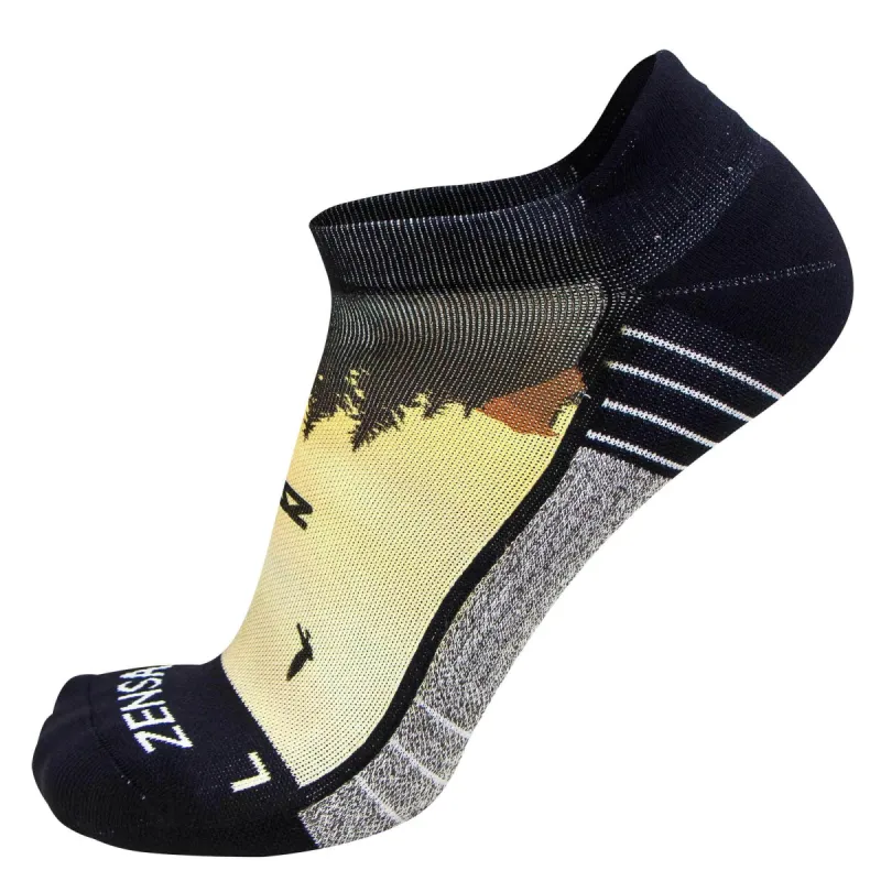 Mountain Sunset Socks (No Show) sold by Zensah