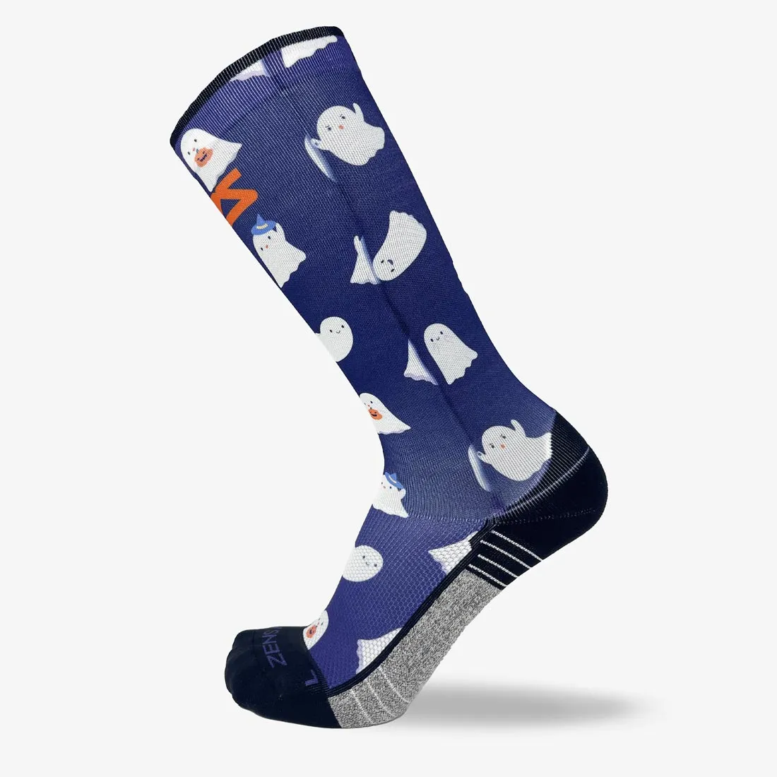 Cute Ghosts Compression Socks (Knee-High) sold by Zensah product image thumbnail 2