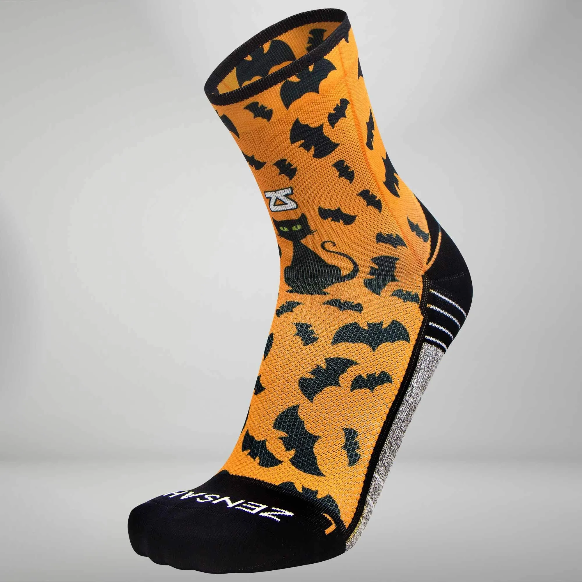 Cats and Bats Halloween Socks (Mini Crew) sold by Zensah product image thumbnail 2