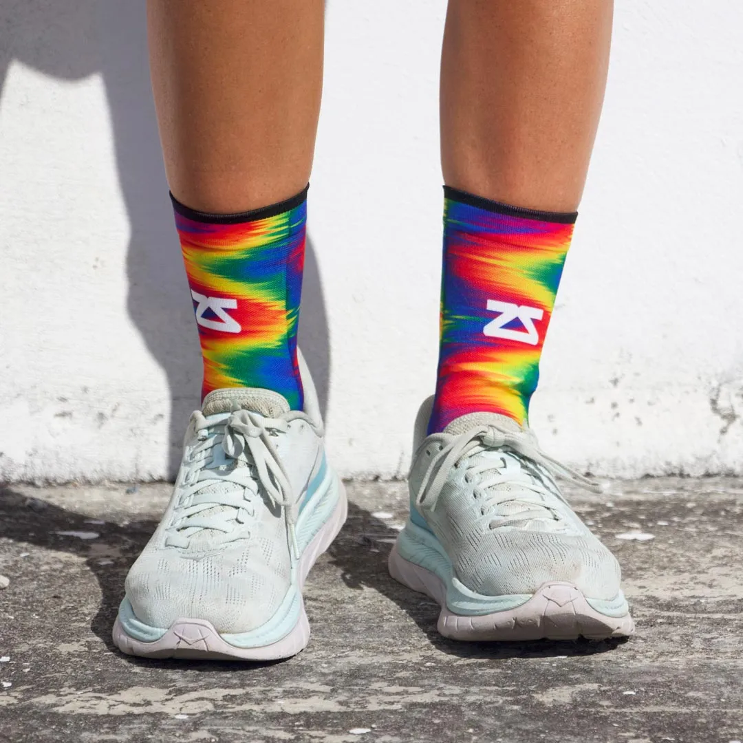 Rainbow Gradient Socks (Mini-Crew) sold by Zensah