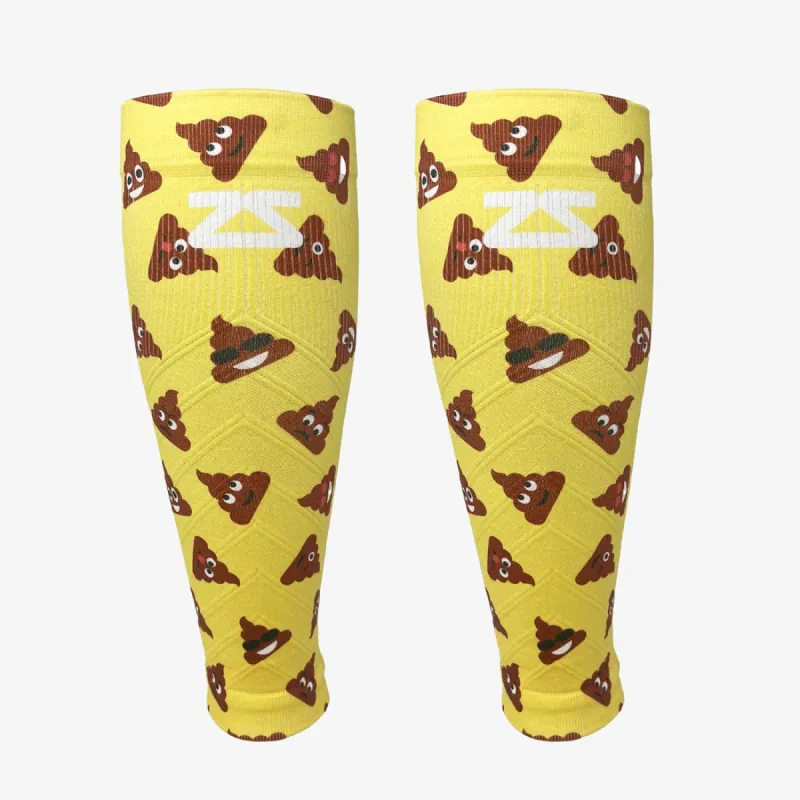 Poop Emojis Compression Leg Sleeves sold by Zensah