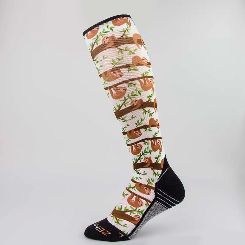 Sloths Compression Socks (Knee-High) sold by Zensah
