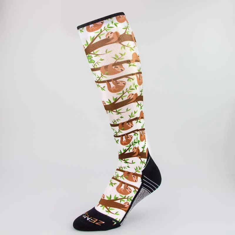 Sloths Compression Socks (Knee-High) sold by Zensah product image thumbnail 2