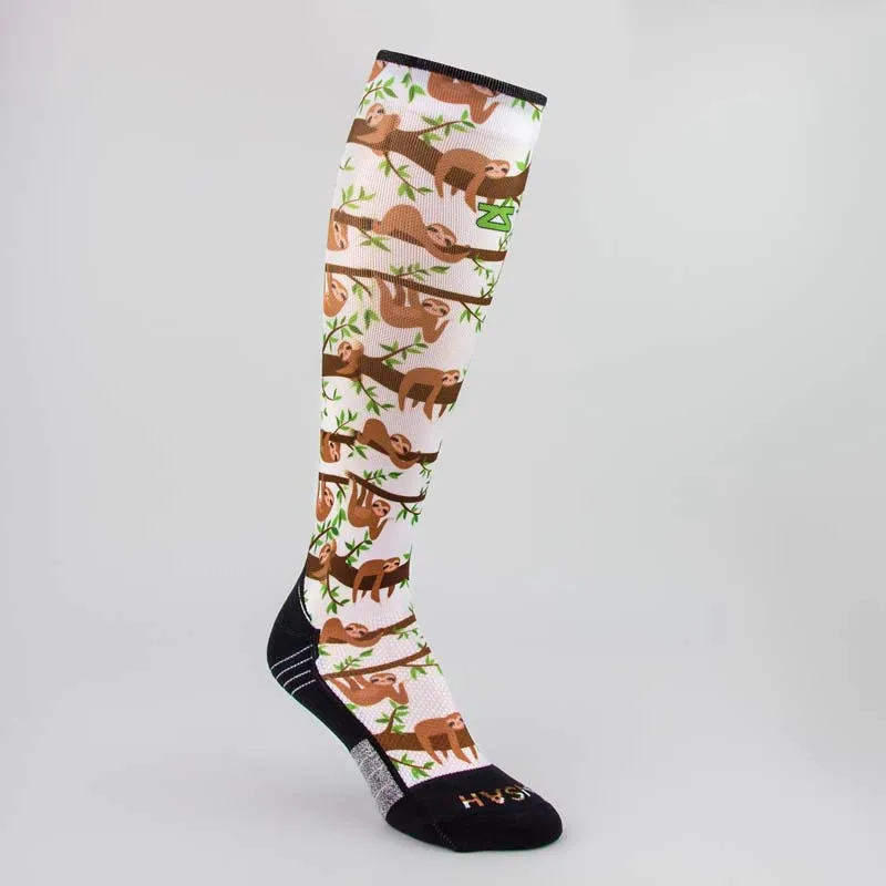 Sloths Compression Socks (Knee-High) sold by Zensah product image thumbnail 3