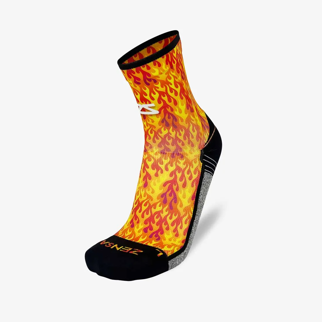 Flames Socks (Mini-Crew) sold by Zensah product image thumbnail 2