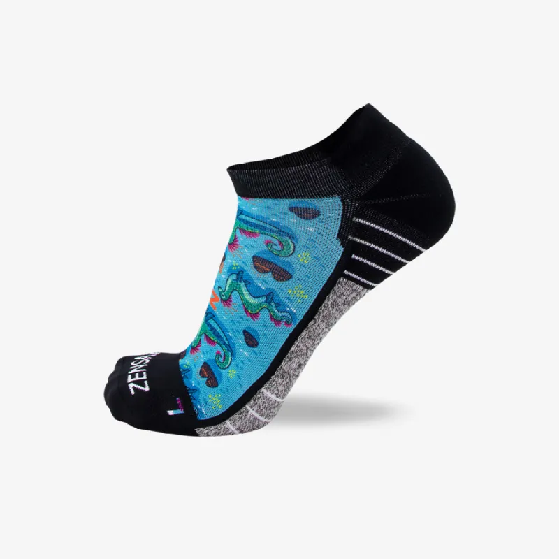 Loch Ness Monsters Socks (No Show) sold by Zensah