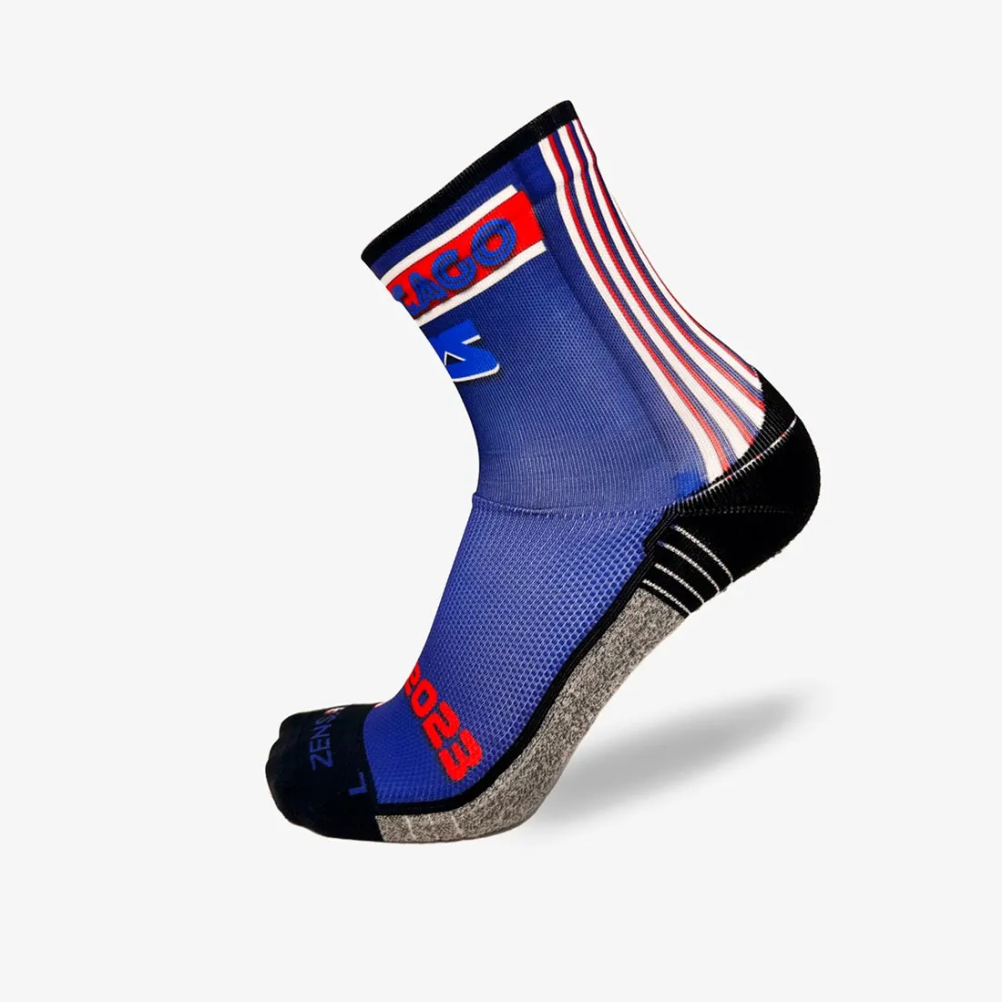 Old School Chicago Socks (Mini-Crew) sold by Zensah product image thumbnail 2