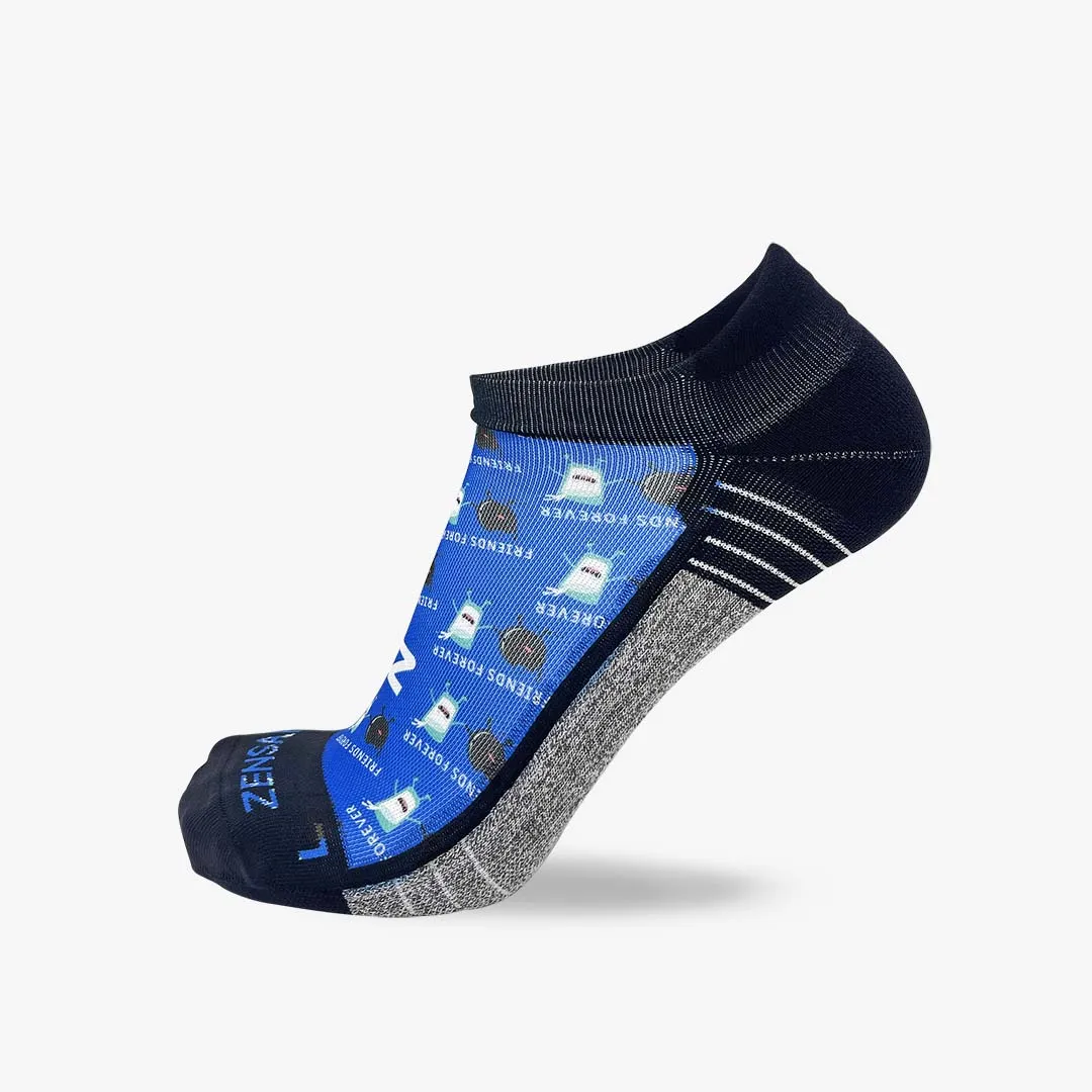 Cookie Sandwiches & Milk Running Socks (No Show) sold by Zensah