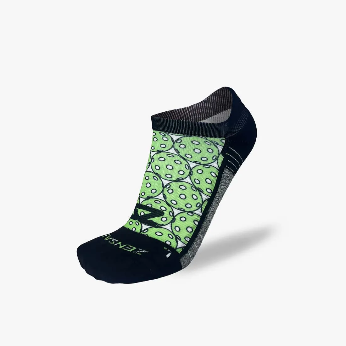 Pickleballs Running Socks (No Show) sold by Zensah product image thumbnail 2