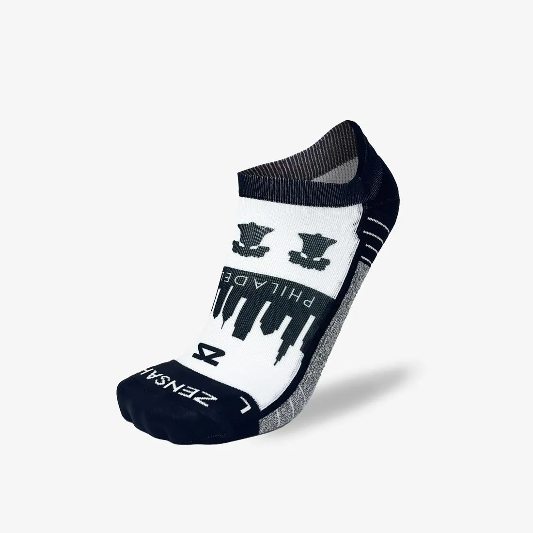 Philadelphia Skyline Running Socks (No Show) sold by Zensah product image thumbnail 2