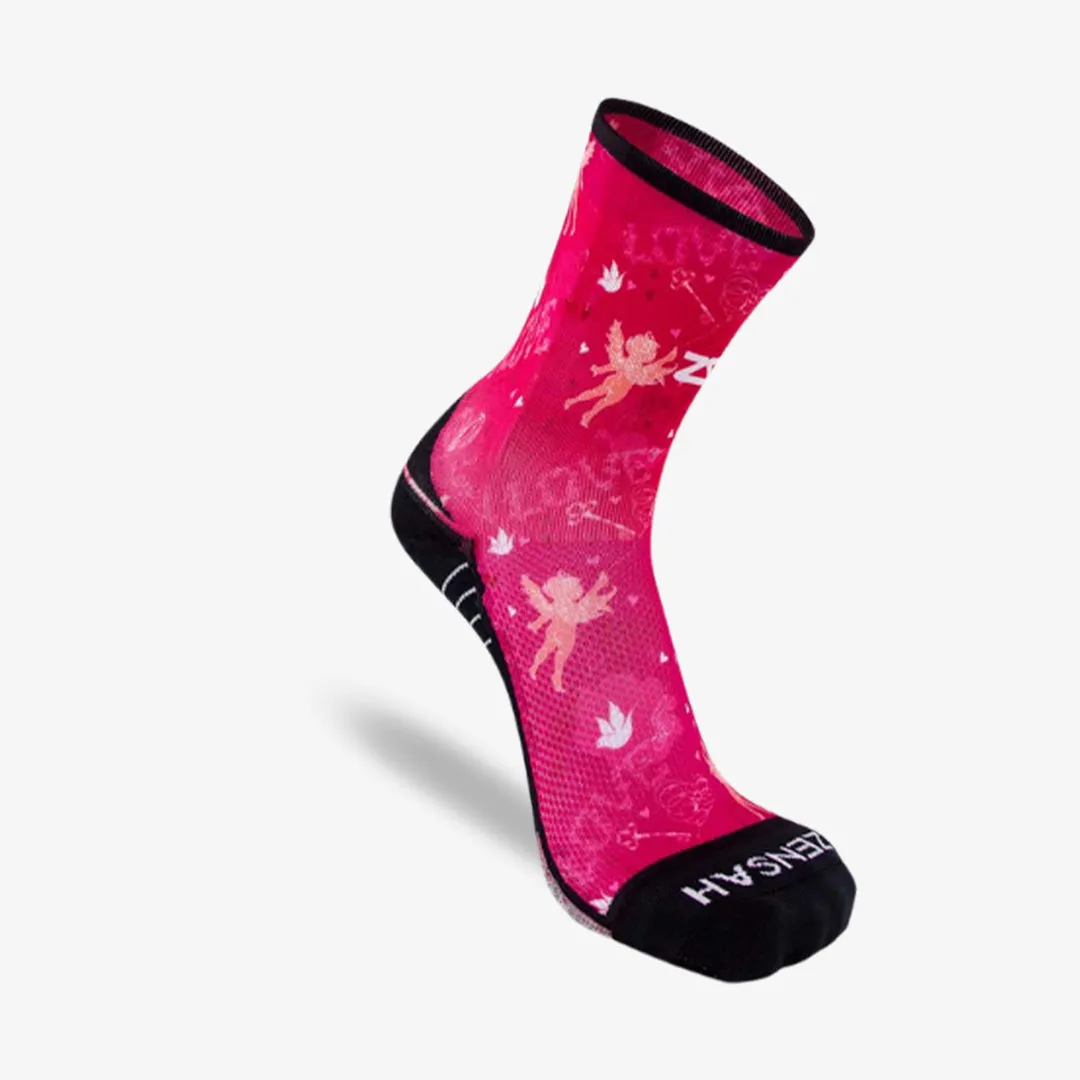 Cupid Doodle Valentine's Socks (Mini Crew) sold by Zensah product image thumbnail 2