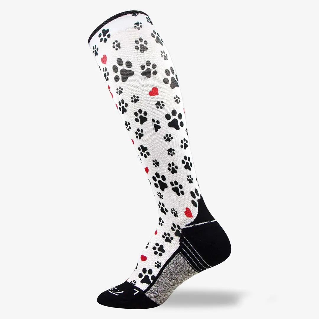Paw Prints Compression Socks (Knee-High) sold by Zensah product image thumbnail 3