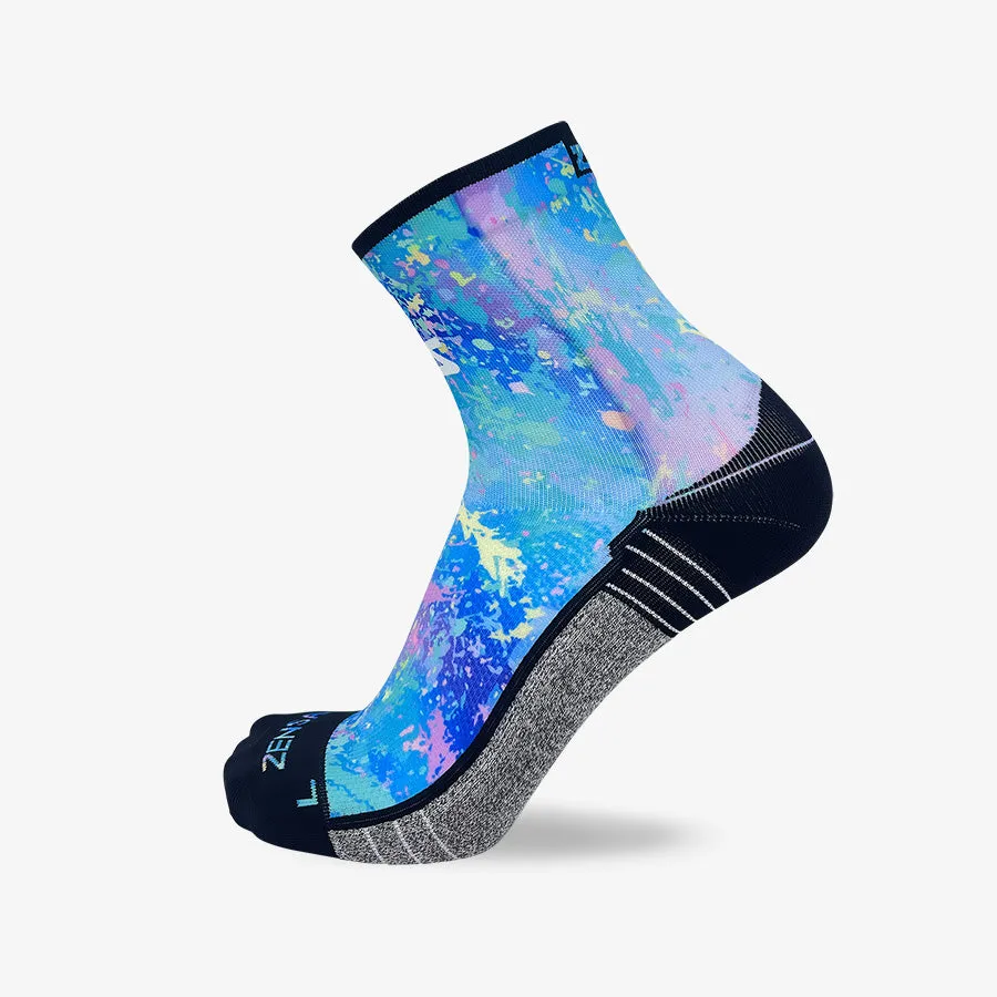 Color Splatter Socks (Mini-Crew) sold by Zensah