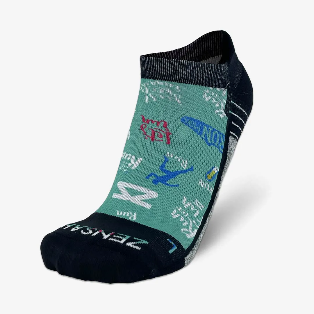Running Motivation Running Socks (No Show) sold by Zensah product image thumbnail 2